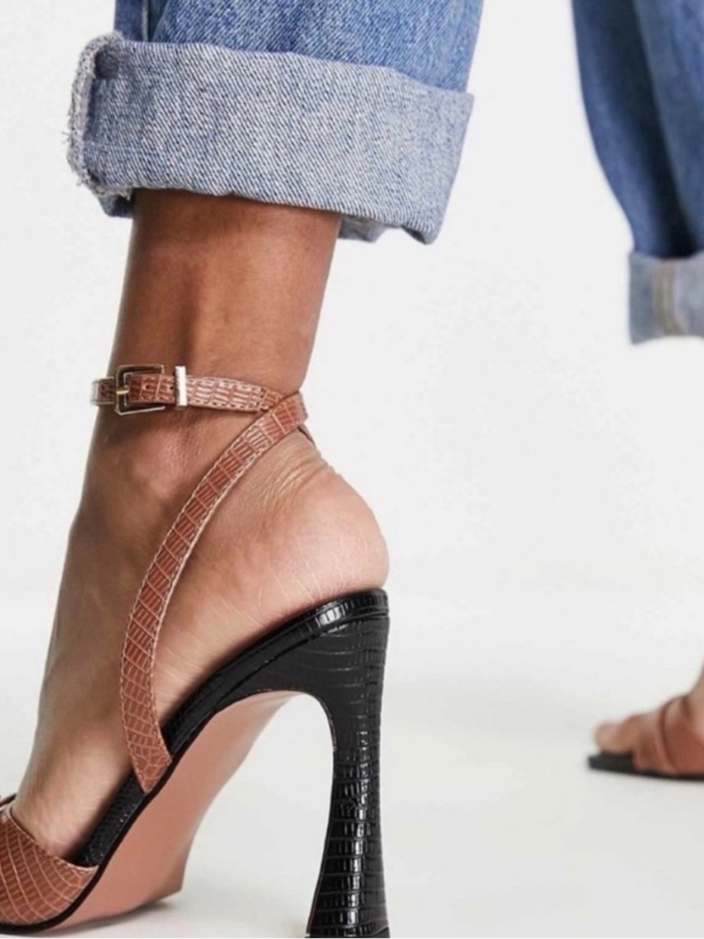 ASOS Tan Strappy High Heel Sandals - Picture 4 of 6